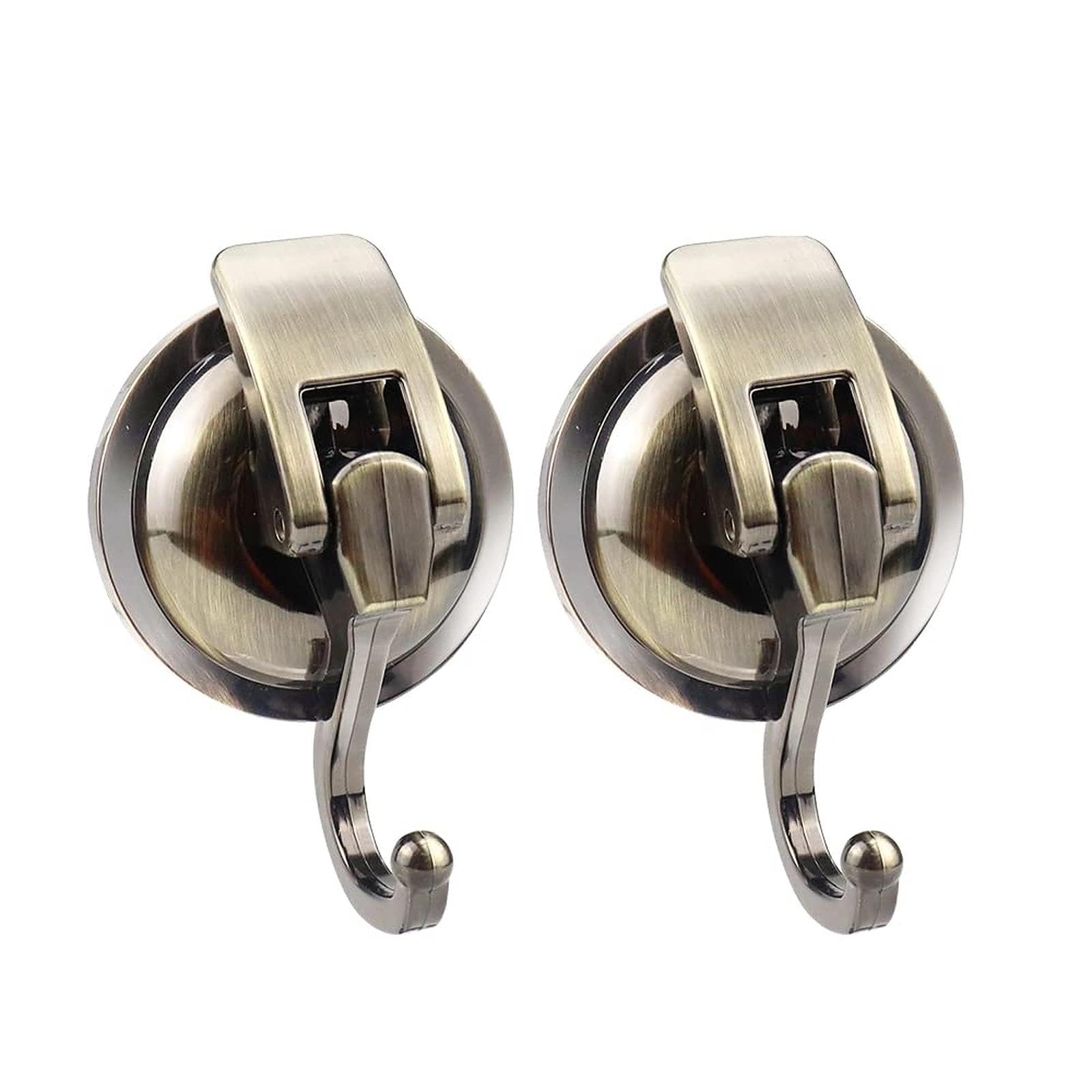 JPGhaha Vacuum Suction Cup Hook 2PCS Vacuum Suction Sucker MAX 6KG Strong Bath Towel Hooks Heavy Duty Wall for Kitchen Bathroom