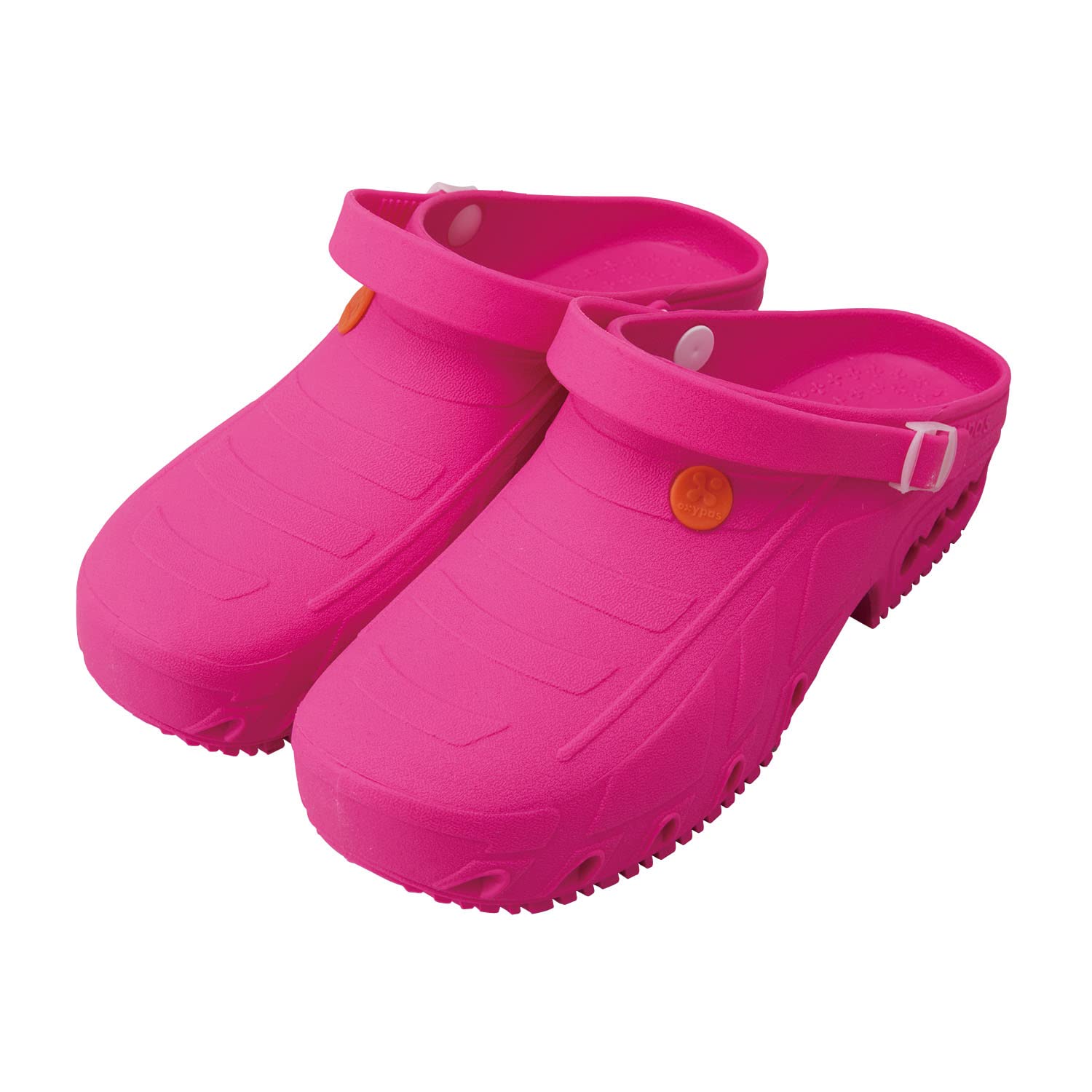 Safety Jogger Hospital Clog Women - Lightweight Autoclavable Work Shoe for Men, Ideal for Healthcare, Anti-Slip, Anti-Static and Shock Absorbing, 4/5 UK 37/38 EU, Oxypas Oxyclog Pink,Fuxia