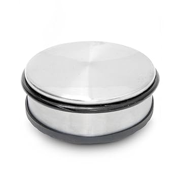 Türstopper 10cm flach Edelstahl Türhalter Puffer Stopper