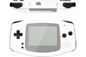 eXtremeRate Black Replacement Full Set Buttons for Gameboy Advance GBA - Handheld Game Console NOT Included