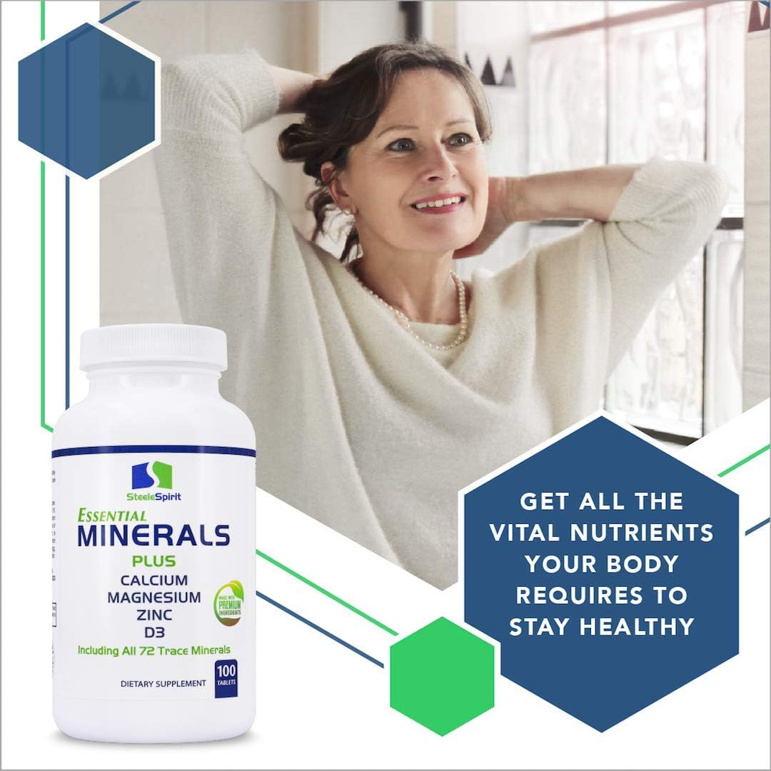 Multimineral with 1000mg Calcium Magnesium Zinc D3: Health & Personal Care