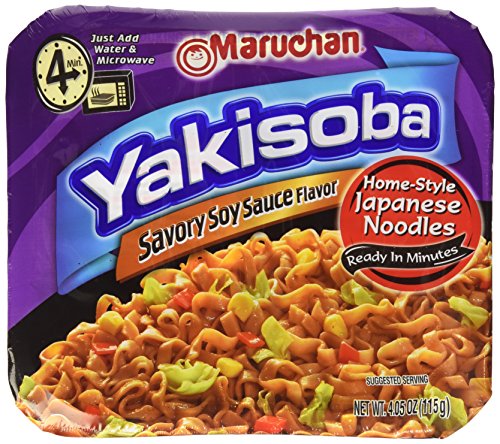 Maruchan Yakisoba With Savory Soy Sauce  4.05-Ounce Packages (Pack of 8)