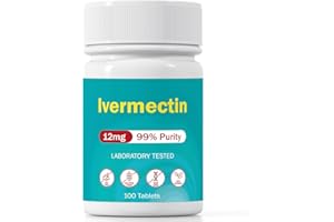 Unipomme Ivermectin - 12mg, 99% Purity - 100 Tablets