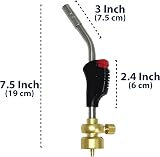 Pipestation Blow Torch with Map Gas Bottle Quick Ignition 1x MAP Gas view 7