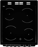 Beko KDC5422AK A Rated 50cm Twin Cavity Electric Ceramic Cooker Black view 4