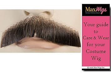 Amazon Com M61 Turned Down Mustache Color White Lacey Wigs
