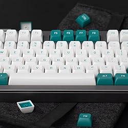 Mintcaps Dark Green White Keycaps Set 150 Keys MSA