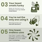Clean Skin Club Clean Towels XL Bamboo Viscose 50 Count Face Towels view 7
