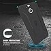 HTC Bolt Case, Poetic Karbon Shield Series-[Tactile Corner Impact Protection] [Flexible] [Carbon Fiber Texture] Stylish Thin Slim Fit Protective TPU Case for HTC Bolt Black