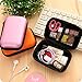 Bestwishes2u 1 pcs Mini portable storage bag, zero wallet，Data line package，Earphone bag