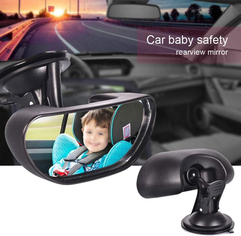 Retroviseur De Siege Pour Bebe Retroviseur De Voiture Pour Enfant Avec Ventouses Pour Nacelle Reglable A 360 Bebe Puericulture Miroirs Auto Bebes