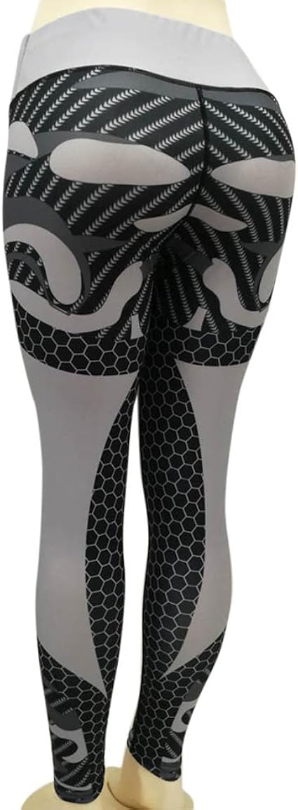 Pantalones Yoga Mujeres Mallas Deportivas Mujer Impresión de Panal ...