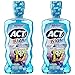 ACT Kids Anti-Cavity Mouthwash, Sponge Bob Squarepants, 16.9 oz. (Pack of 2)
