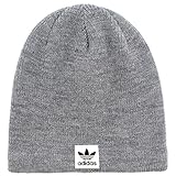 adidas Men's Originals Standard Beanie, Heather Grey, One Size