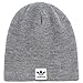 adidas Men's Originals Standard Beanie, Heather Grey, One Size