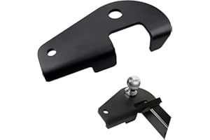 CTUOPTUO 26003 Single-Sided Opening Anti Sway Trailer Hitch Ball Mount Adapter, Friction Hitch Sway Control Adapter, Compatible with Class III and Class IV 2 Inch Square Ball Mounts, for Camper, Trailer, RV