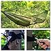 Hoohome Outdoor Camping Hammock Portable Nest with Mosquito Net-Premium Quality Lightweight & Durable 210T Nylon and Parachute Fabric Perfect for Bug Free Hiking, Camping,Backpacking & Travel etc.