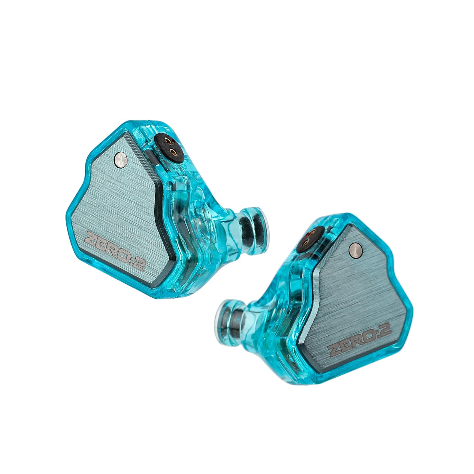 Linsoul 7Hz x Crinacle Zero:2 in Ear Monitor, Updated 10mm Dynamic Driver IEM, Wired Earbuds Earphones, Gaming Earbuds, with OFC IEM Cable for Musician (Without MIC, Blue)