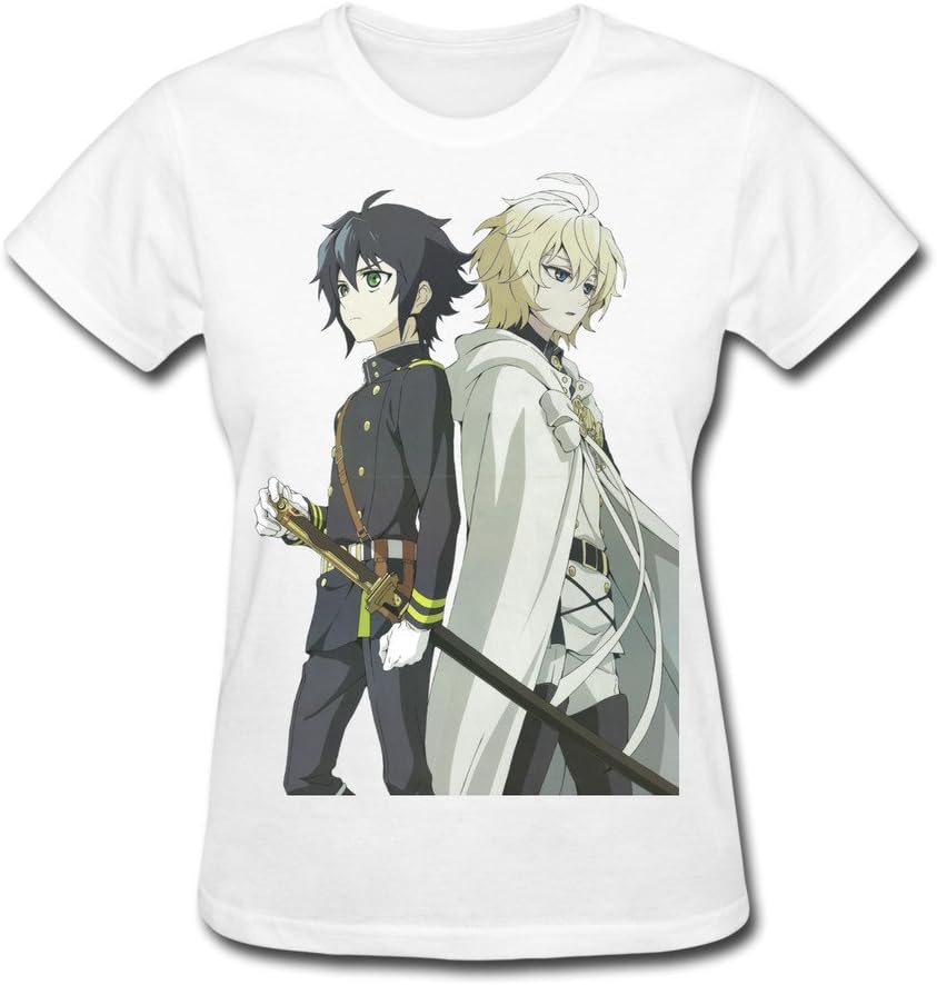 Owari No Seraph Ih-16-B Men's Comfortable Cotton Short Sleeve Tshirt