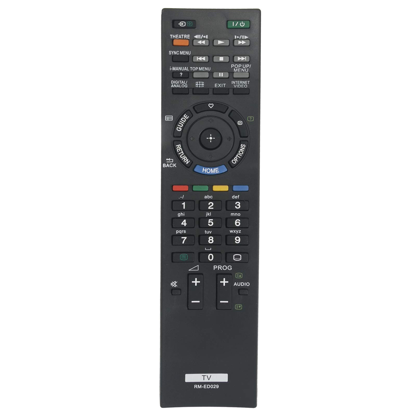 VINABTY RM-ED029 Sub RM-ED044 RM-ED045 Replacement Remote Fit for Sony Bravia TV KDL-32EX40B KDL-32EX43B KDL-40EX40B KDL-40EX43B