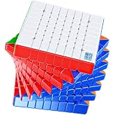 HELLOCUBE Meilong V3 Magnetic 8x8 Speed Cube Stickerless | Toys for Kids, Birthday Gifts, Stocking Stuffers for Teens and Boys Girls