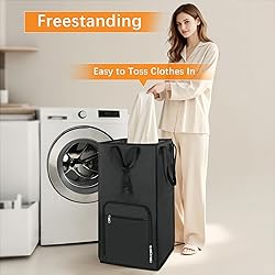 Bukere Extra Large 3 in 1 Rolling Laundry Backpack