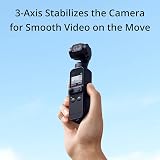 DJI Pocket 2 Creator Combo Camera 3-Axis Gimbal Stabiliser Black view 2
