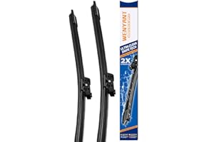 Wenyant 26"+19" Compatible with Tesla Model 3 2017 2018 2019 2020 2021 2022 2023 & Model Y 2020 2021 2022 2023 Front Windshield Wiper Blades for My Car Original Automotive Replacement (Set of 2)