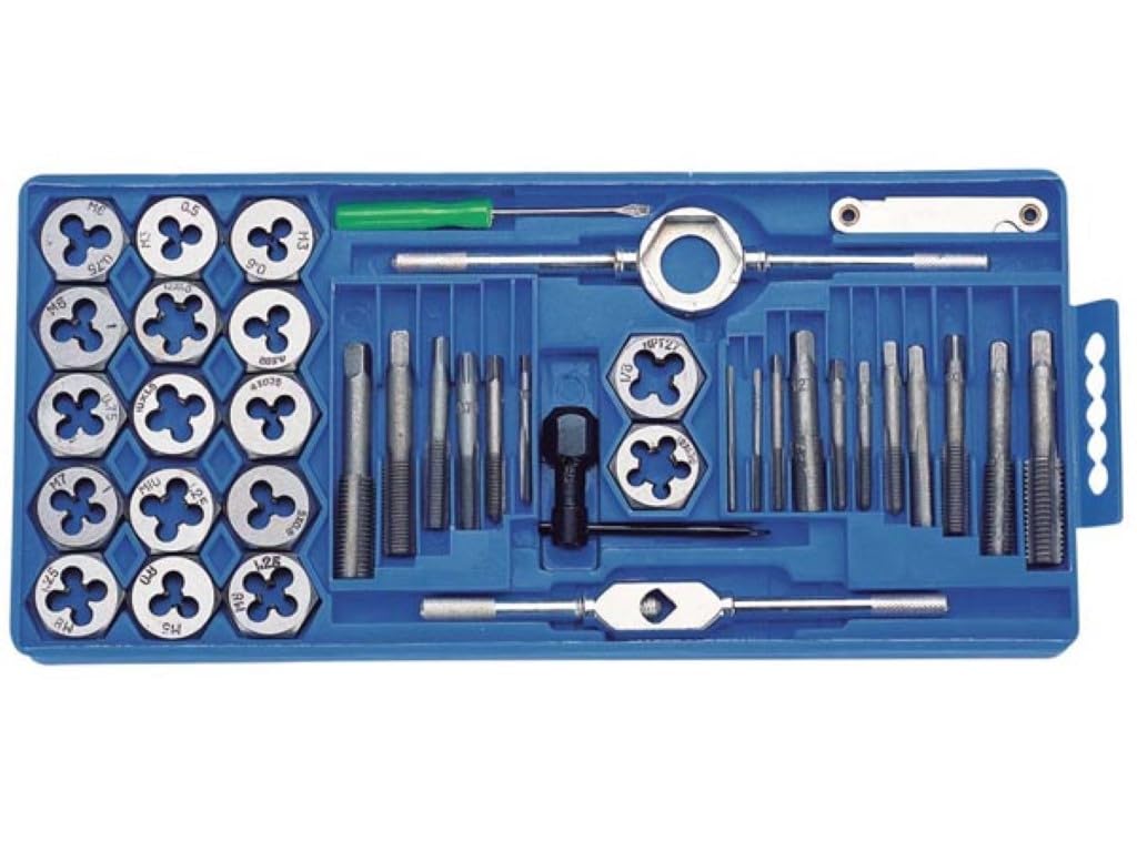 Perel HTDS40 Tap and Die Set (40-Piece)