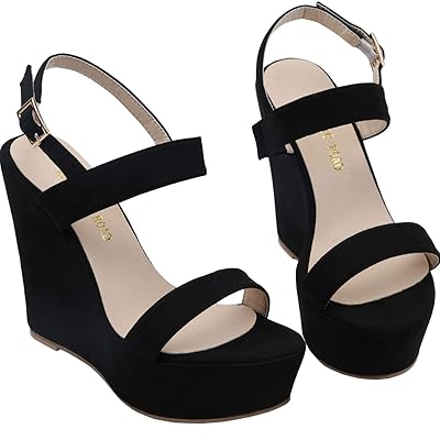 ROMANTIC ROAD Ankle Strap Wedge Sandal with Platform Nigeria Ubuy