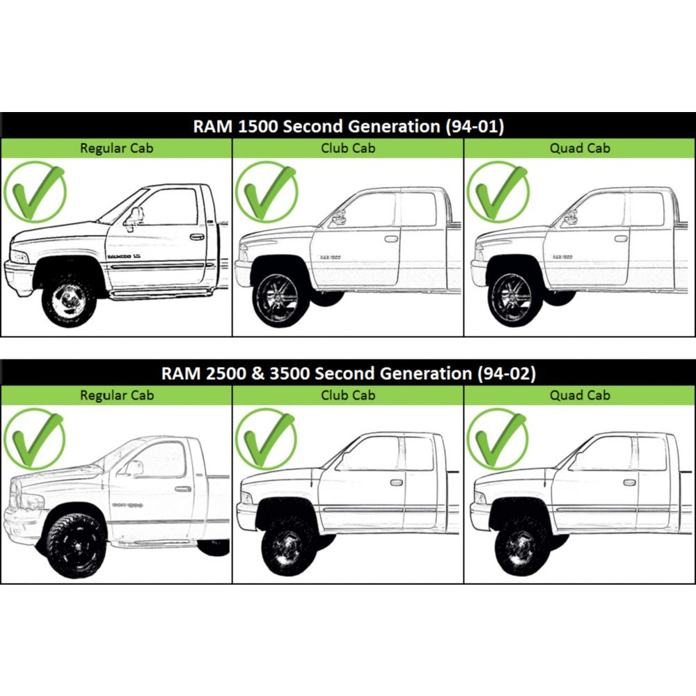 Tailgate compatible with Dodge Full Size P/U 02-09 3rd Gen. CAPA Certified