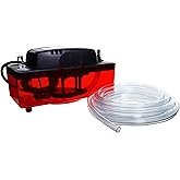 Asurity by Diversitech ULTRACP-22T 120V Compact HVAC Condensate Pump with 20' of 3/8" Discharge Tubing and 22' Max Lift Height, Standard HVAC Condensate Removal Pump with Tubing for Air Conditioners