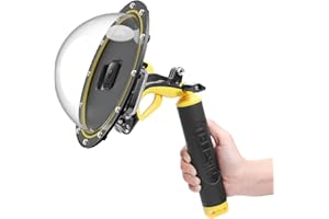 AFAITH Dome Port for Hero 13/12/11/10/9 Black, Underwater 6 inches Diving Dome Port with Waterproof Cover Case + Floating Bob