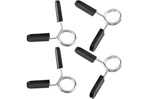 LOVEIYSP Lovelysp Spring Collar Clips 1Inch/25mm Barbell Dumb Bell Lock Clamps Barbell Spring Locks-4PCS