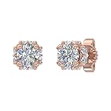 Royal 0.5 Carat Natural Diamond Stud Earrings for