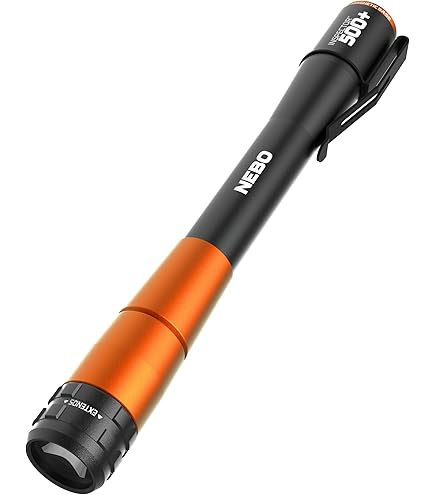 NEBO Columbo Pen Light, 250 Lumen LED Inspection Flashlight with Flex Power | 250 Lumen LED Inspection Pen Light, 3 Modes, Compact Light, Flex Power