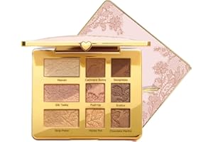 9 Colors Eyeshadow Palette, High Pigmented Eyeshadow Palette with Fine Glitter & Shimmer, Long-Lasting & Smudge-Proof Eye Sha