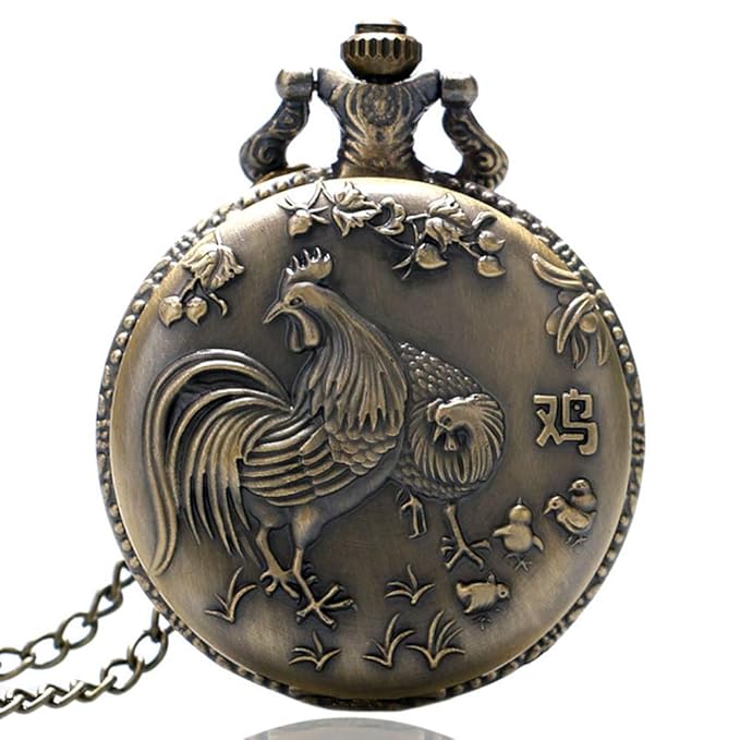 reloj de gallos de pelea.