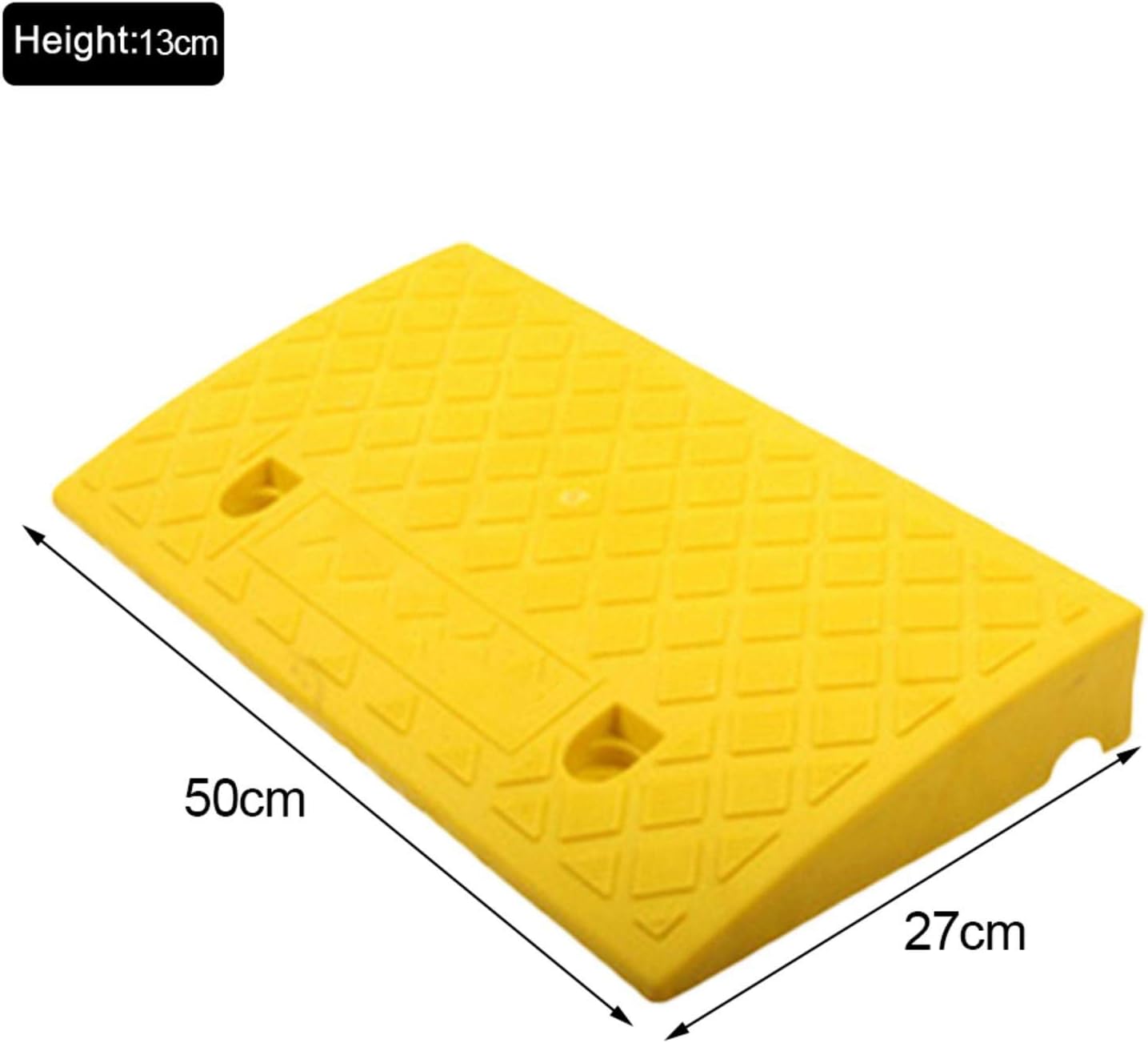 Xiaoling Portable Lightweight Curb Ramps, Plastic Threshold Ramp Kit for Loading Dock, Garage, Sidewalk, Truck, Scooter, Bike, Motorcycle, Wheelchair Mobility -