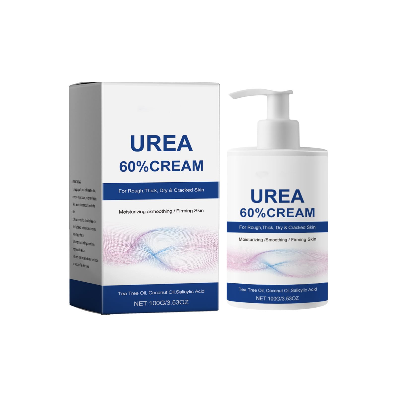 Urea Cream 60% - Foot Cream 100g Cracked Heel Repair Cream - Callus Remover For Dry And Hard Skin - Maximum Strength for Hand - Deep Moisturizing for Feet - Foot and Body Care