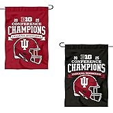 Indiana Hoosiers 2025 Big 10 Champions Garden Banner Flag