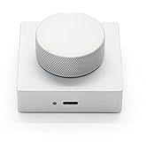 Bluetooth Media Control Knob, Controller for PC/Gaming/Home Audio/Desktop,Multi-Function Button with Adjustment,Wireless Volume Controller for Windows, Android, iOS, macOS