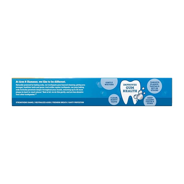 ARM & HAMMER PEROXICARE TOOTHPASTE FOR GUM HEALTH, BAKING SODA TOOTHPASTE, CLEAN MINT, 6.0OZ (PACK OF 2)