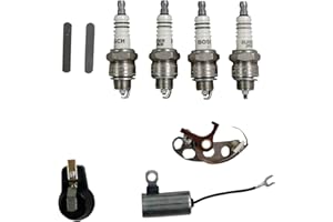 Complete Tractor 1100-5106 Ign Kit (Inc. Points Cond Rotor Plug) Compatible with/Replacement for Ford/New Holland 2N, 8N, 9N -309786