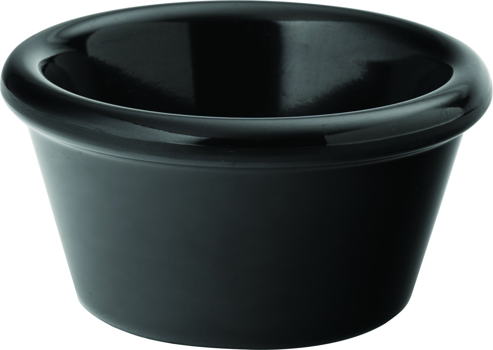 Utopia CA0852DS03 Melamine Ramekins, 2 oz., 6 cL, Plain Black (Pack of 72)