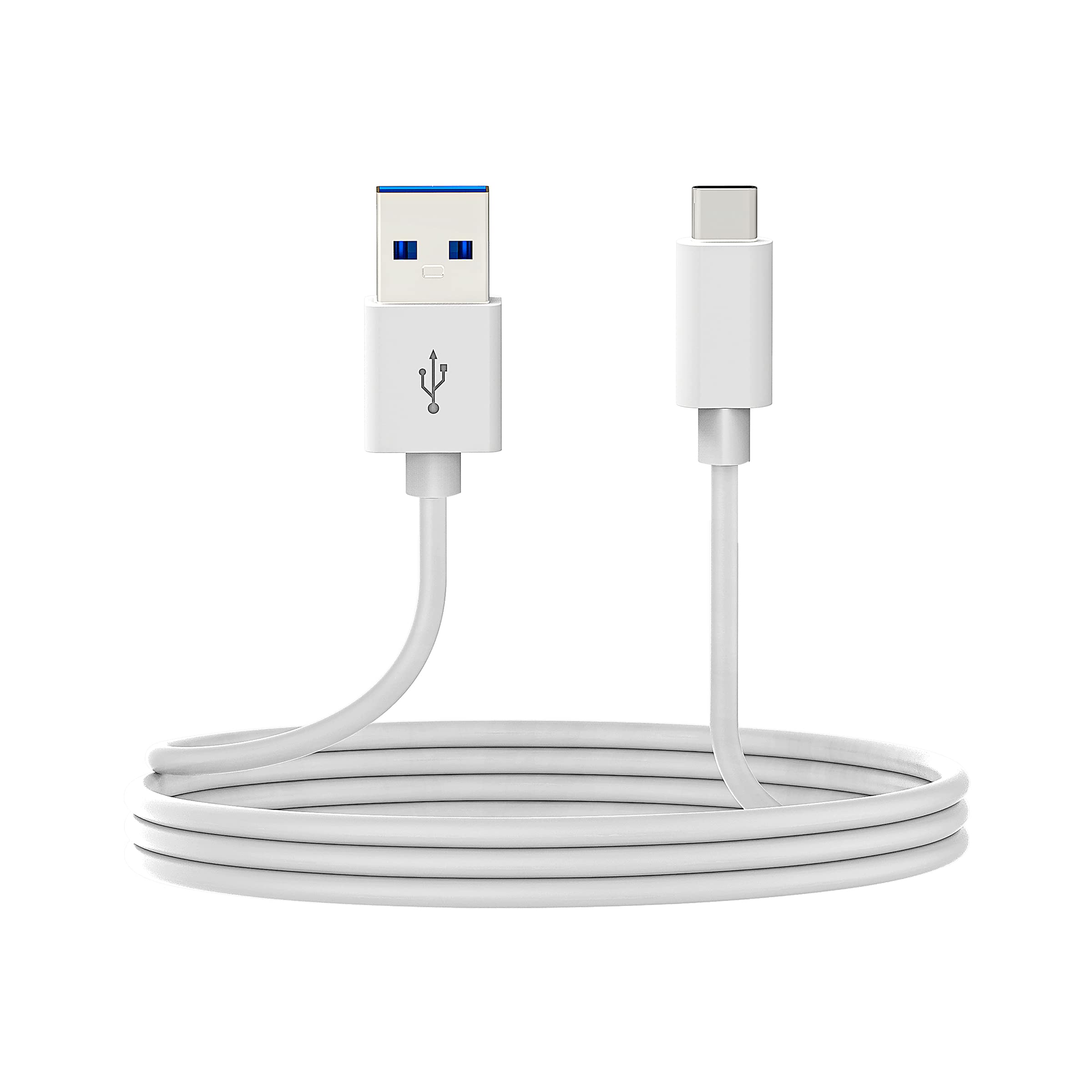 DCU TECNOLOGIC, USB Cable, USB Type C 3.1 to Type A 3.0 Connection Cable, Length 2 m, White