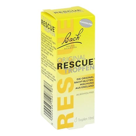 Bach Original Rescue Tropfen alkoholfrei 10 ml