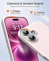 OuXul Designed for iPhone 16 Case,Shockproof Liquid