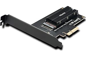 M.2 PCIe NVMe SSD to PCIe 3.0 x 4 Adapter Card with Aluminum Heatsink, m.2 pcie Adapter