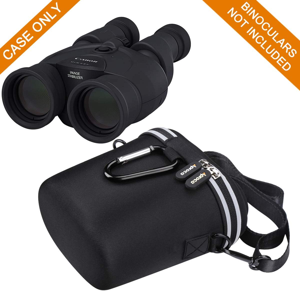 Aproca Hard Protective Case for Canon 12 x 36 IS III Binoculars, Black - Image 4